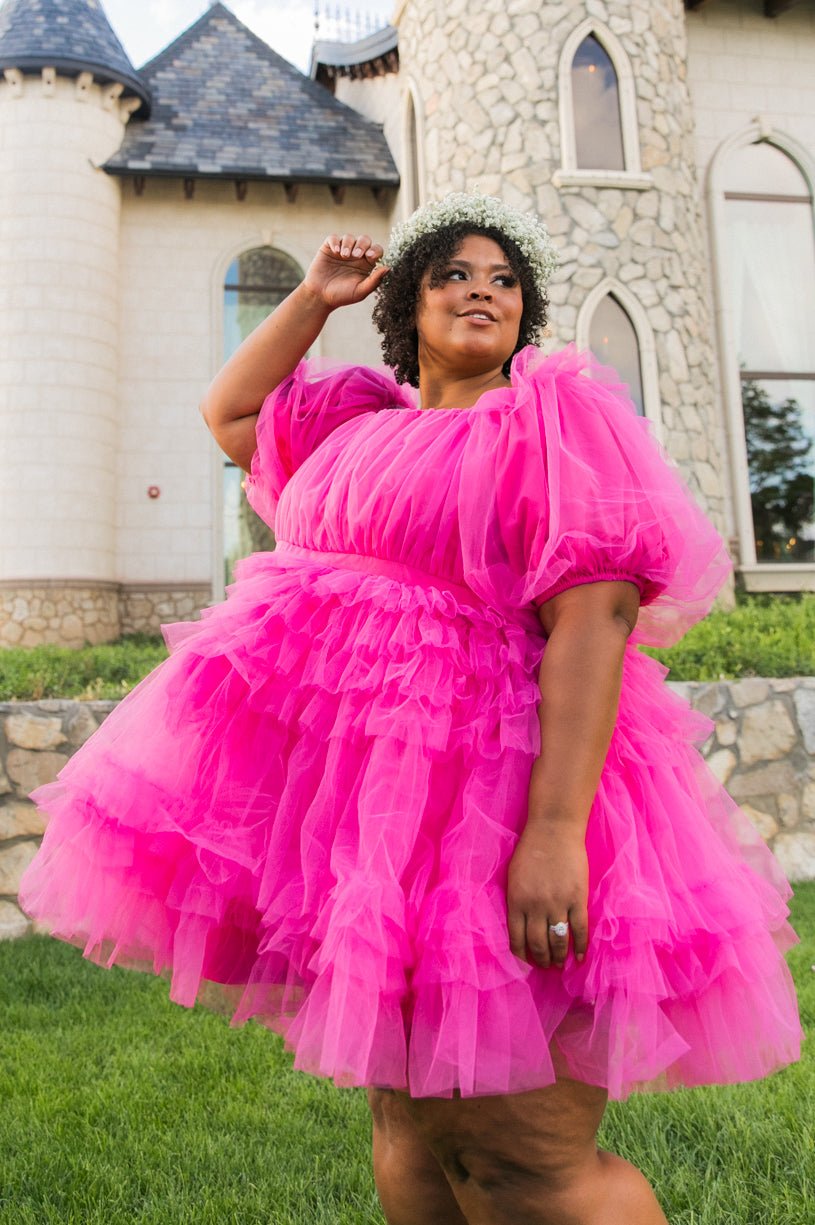 Pixie Dress in Hot Pink - FINAL SALE-Adult