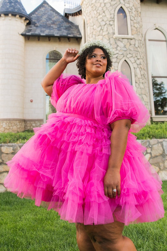 Pixie Dress in Hot Pink - FINAL SALE-Adult