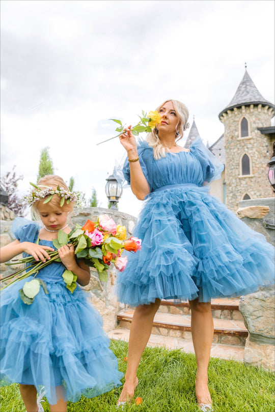 Mini Pixie Dress in Blue