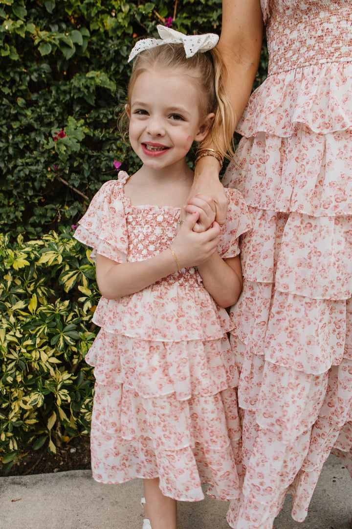 Mini Grace Dress in Rose