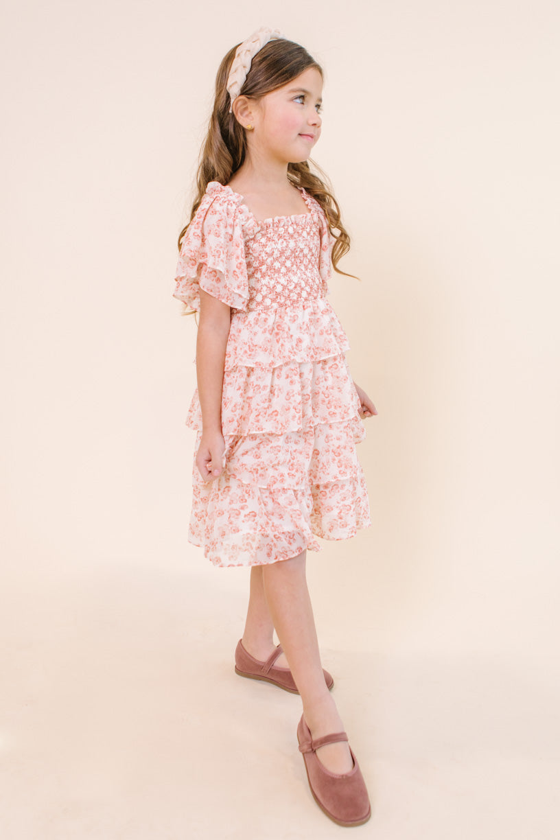 Mini Grace Dress in Rose