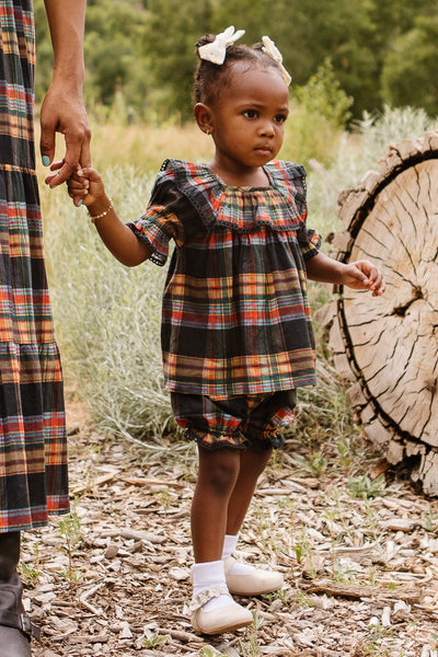 Baby girl shop checkered dress