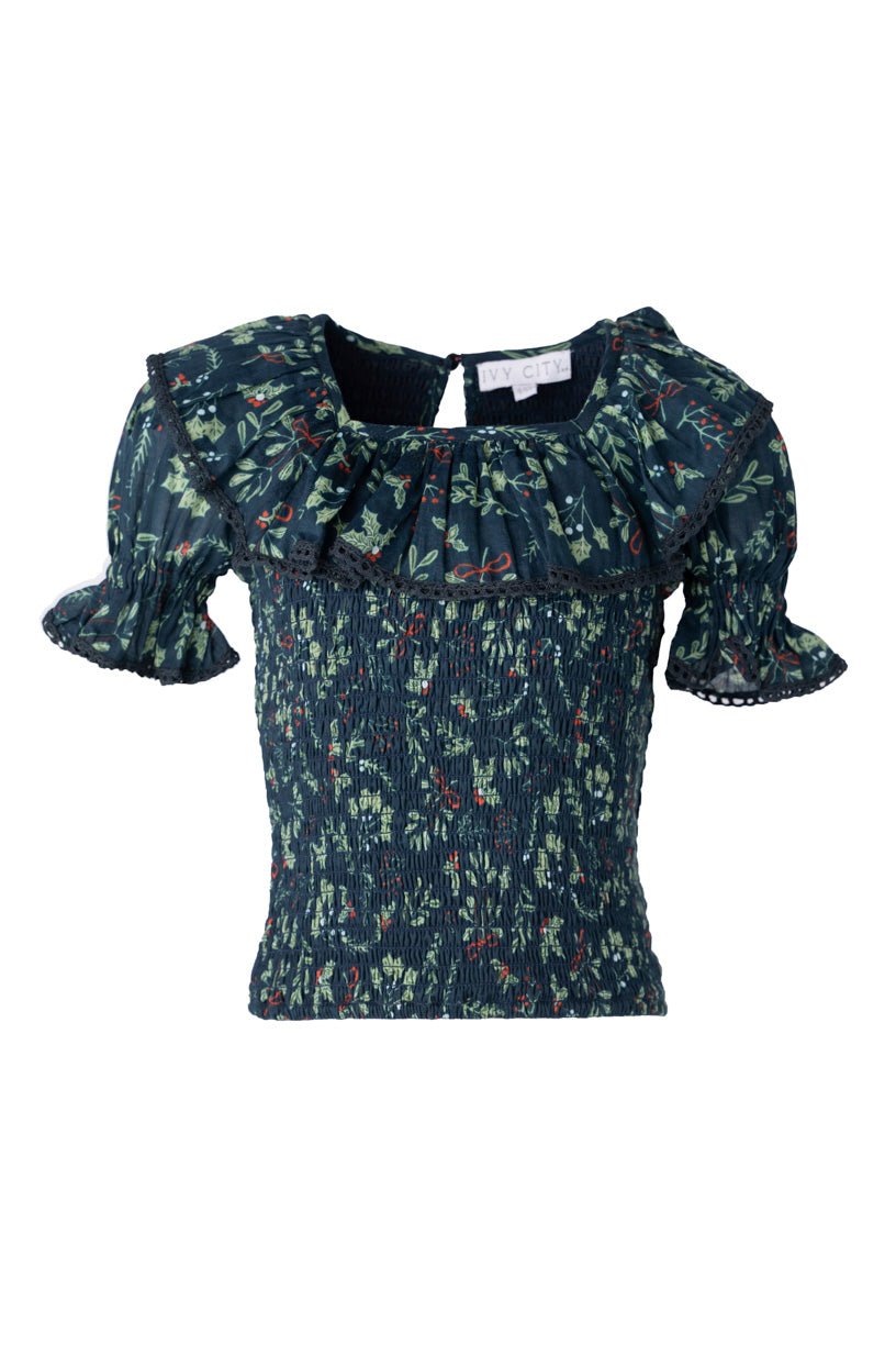 Mini Gracie Top in Holly - FINAL SALE-Mini