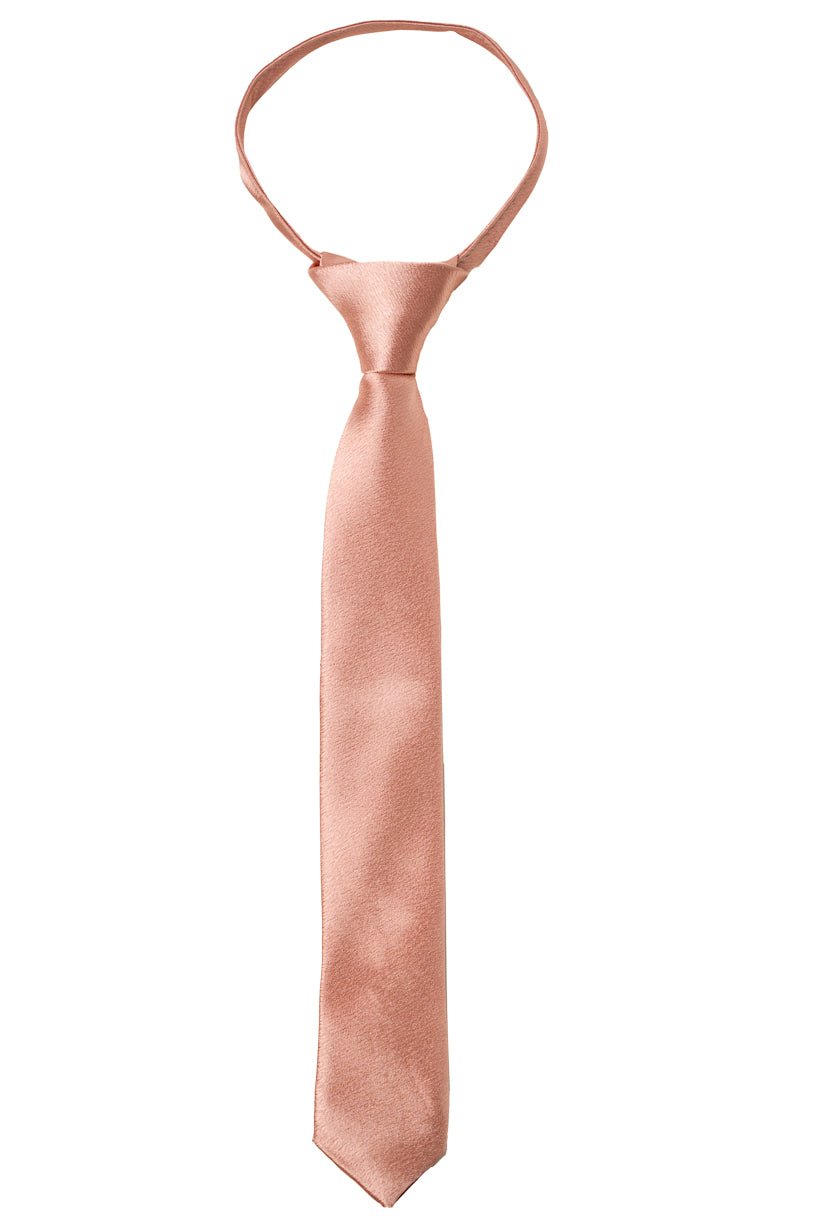 Max Boys Tie in Apricot Crush-Mini