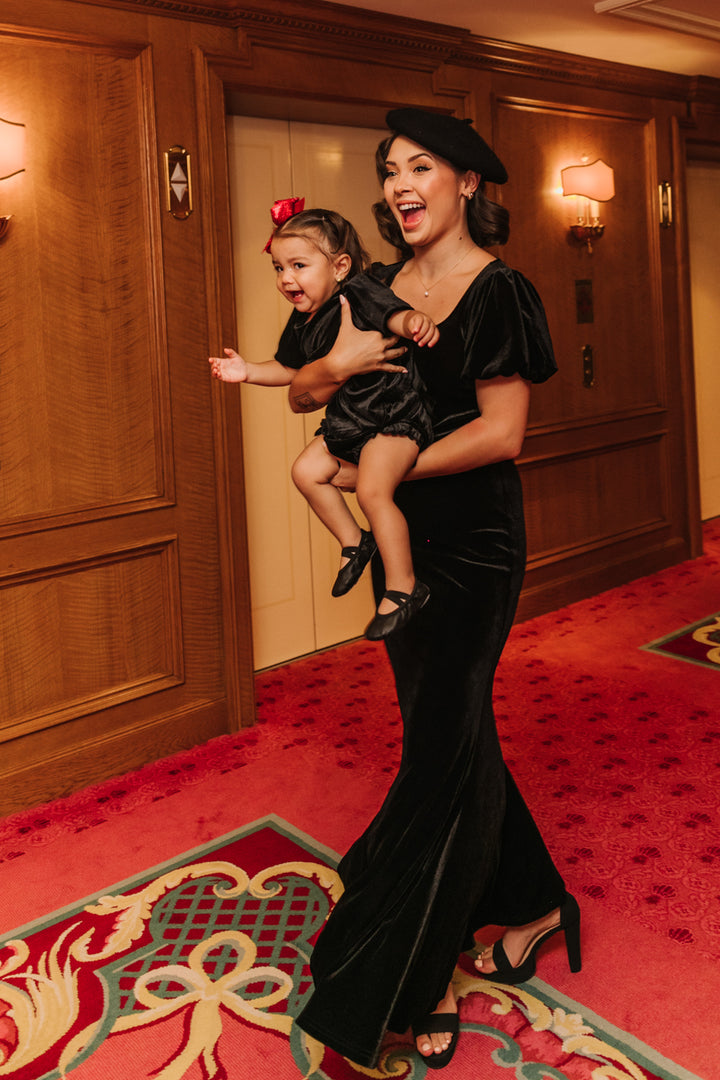 Baby Cleo Dress Set in Black - FINAL SALE