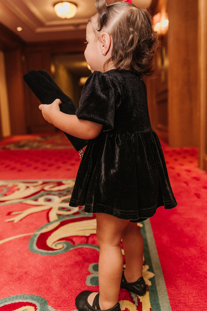 Baby Cleo Dress Set in Black - FINAL SALE