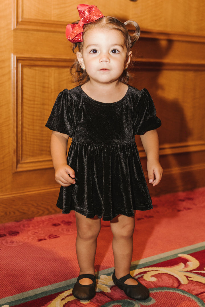 Baby Cleo Dress Set in Black - FINAL SALE