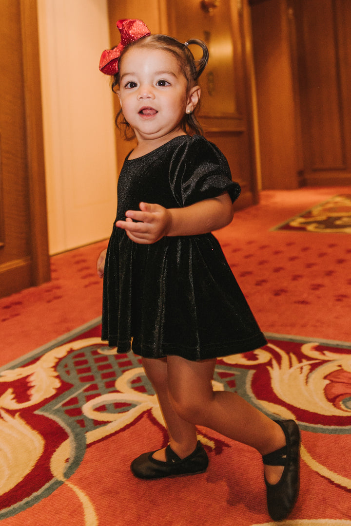 Baby Cleo Dress Set in Black - FINAL SALE