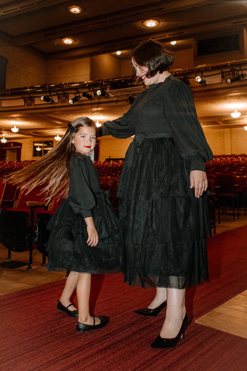 Mini Cosette Dress in Black - FINAL SALE-Mini