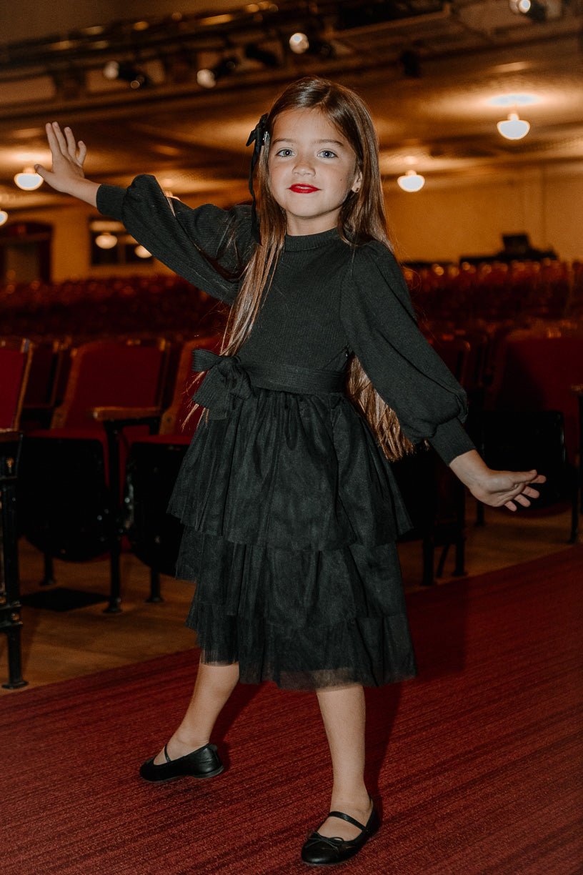 Mini Cosette Dress in Black - FINAL SALE-Mini