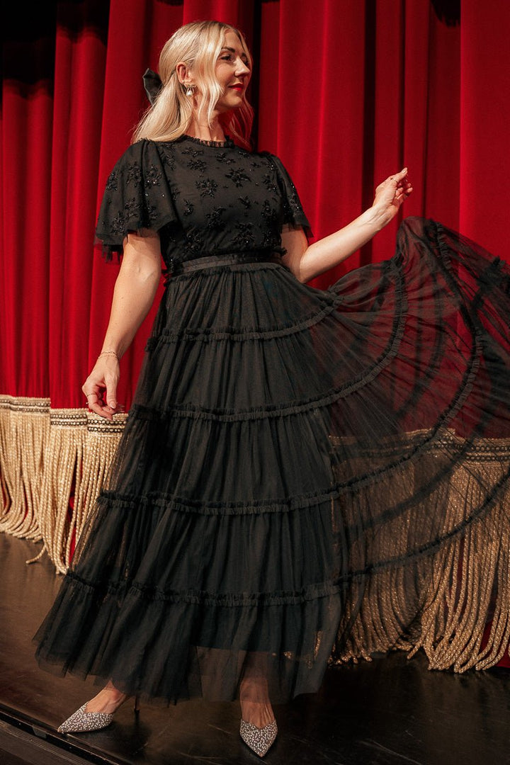 Anastasia Dress in Black-Adult