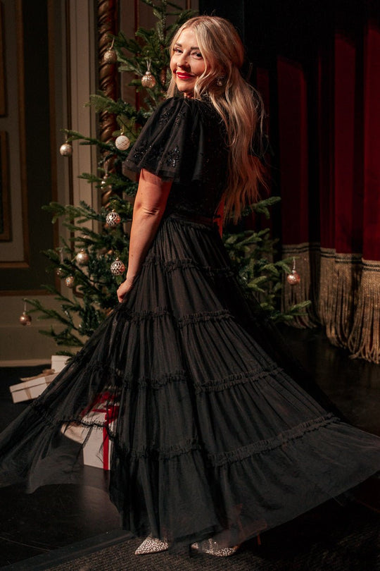 Anastasia Dress in Black-Adult