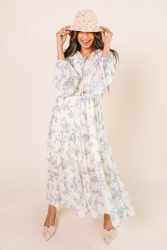 Imogen Dress in Cream