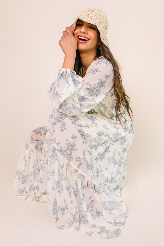 Imogen Dress in Cream