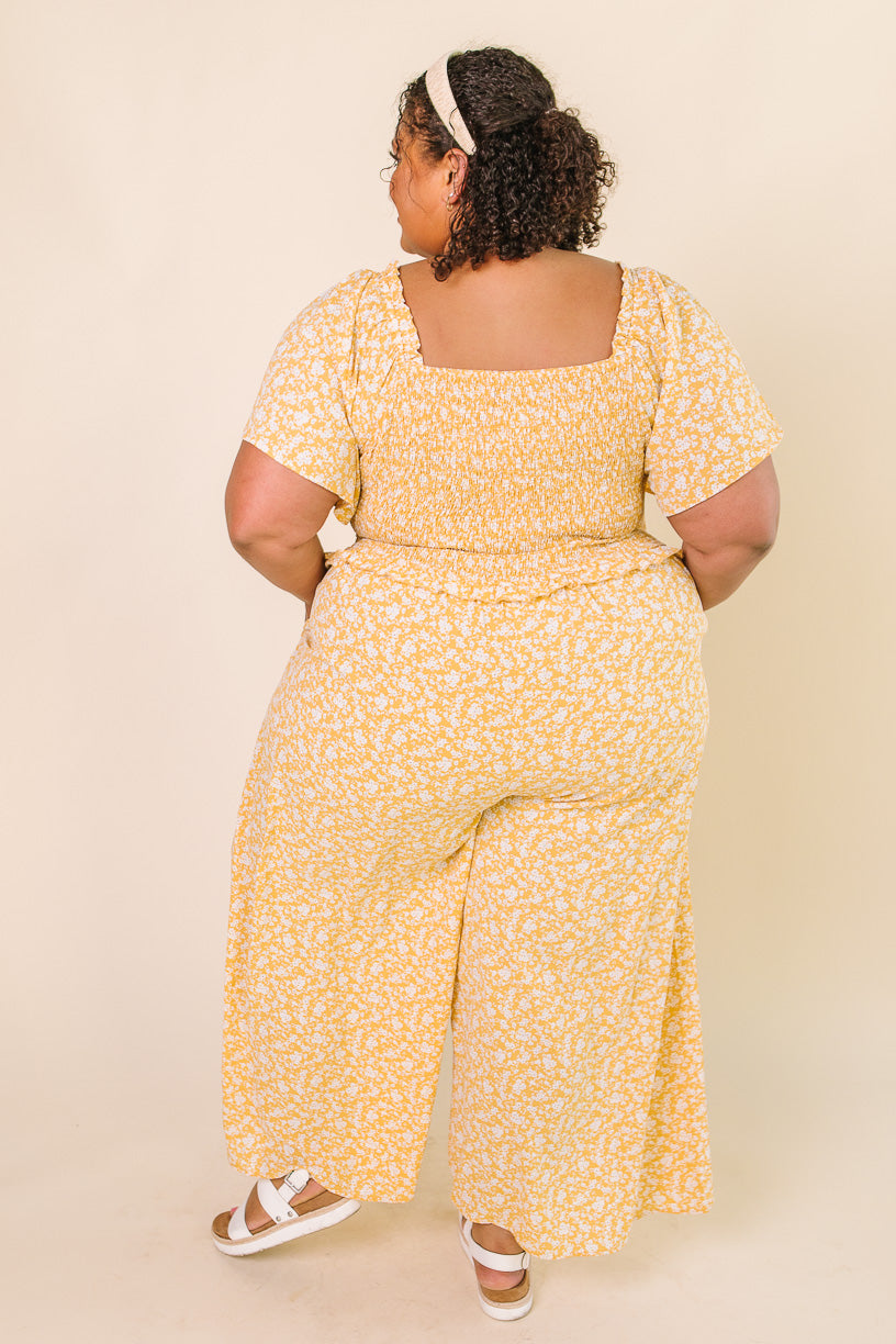 Indie Jumpsuit in Yellow - FINAL SALE