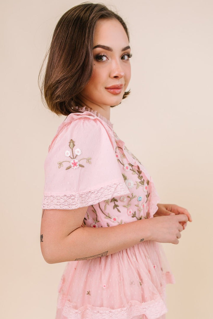 Ingrid Embroidered Dress-Adult