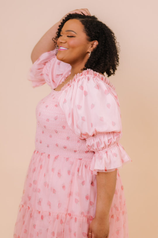 Jess Dress in Strawberry Fields