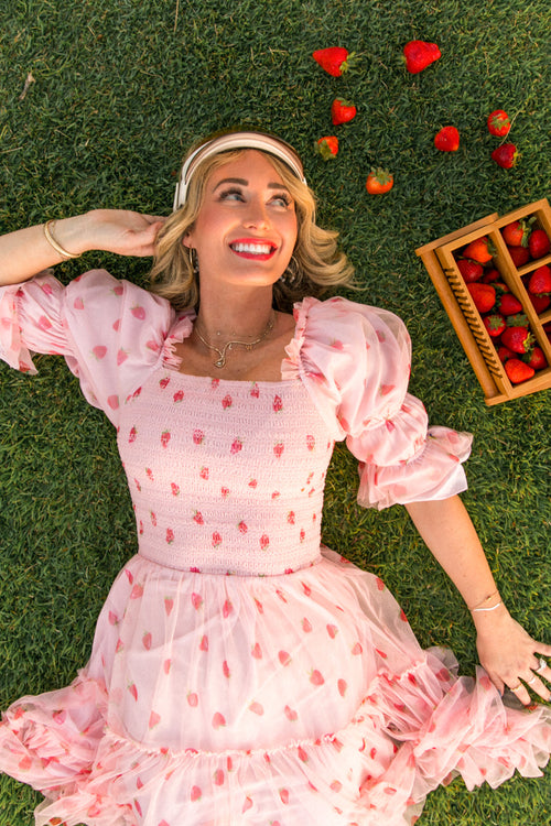 Jess Dress in Strawberry Fields - FINAL SALE