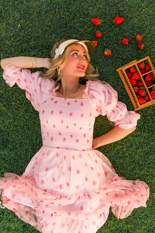 Jess Dress in Strawberry Fields
