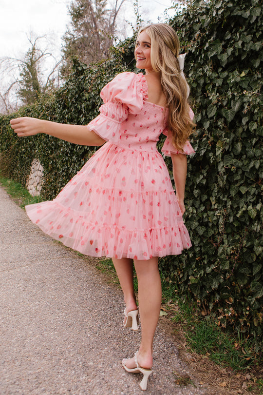 Jess Dress in Strawberry Fields
