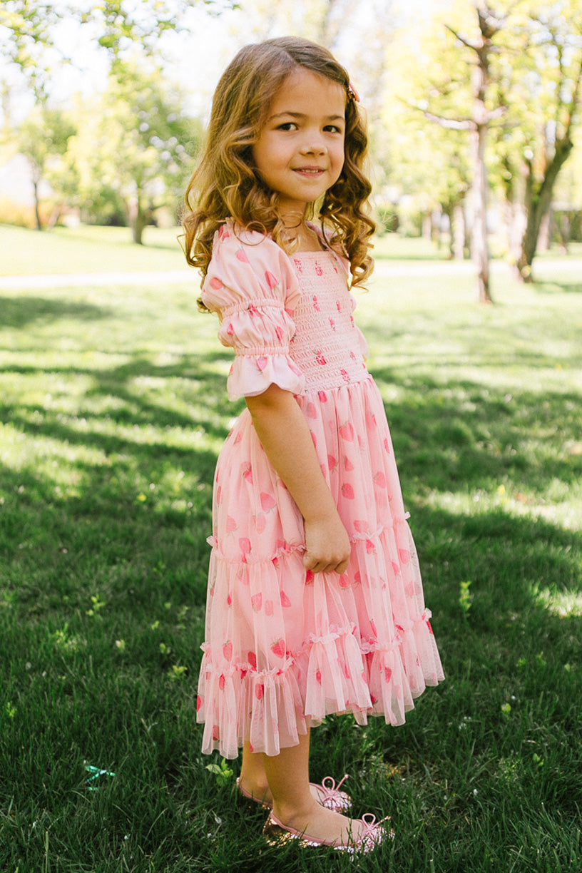 Mini Jess Dress in Strawberry Fields - FINAL SALE