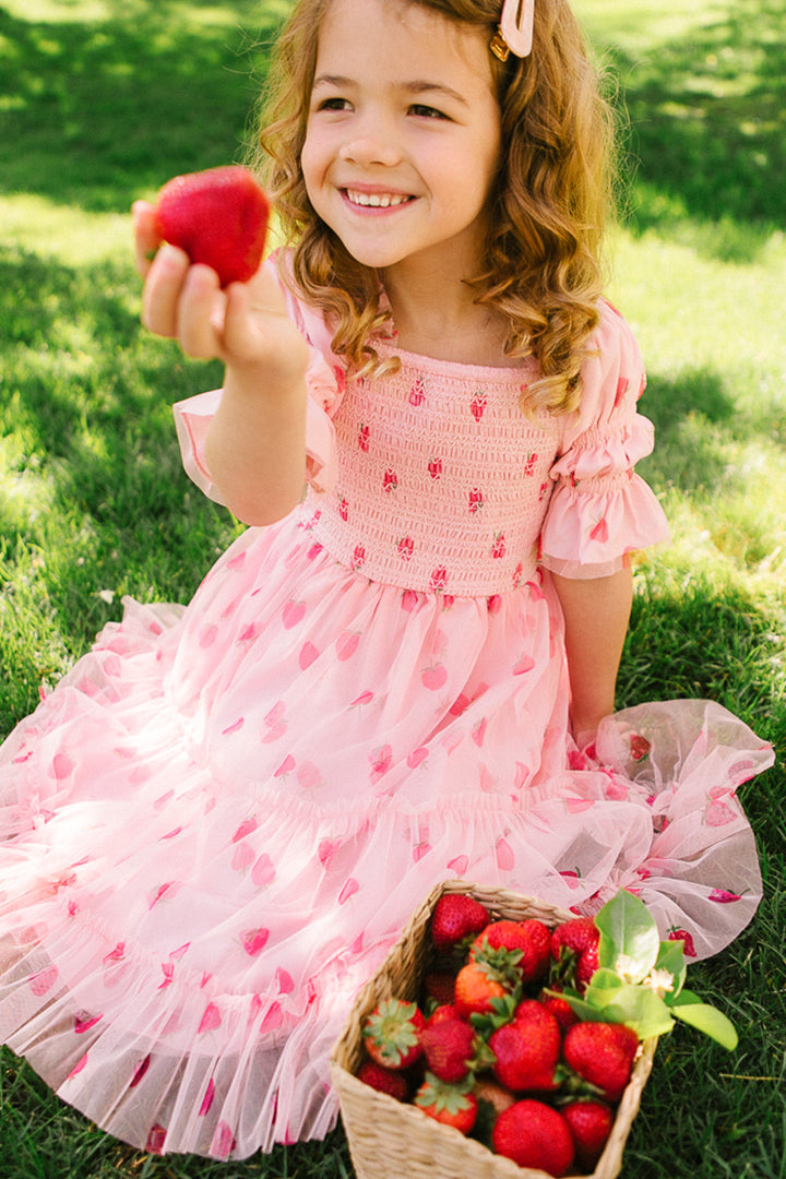 Mini Jess Dress in Strawberry Fields - FINAL SALE