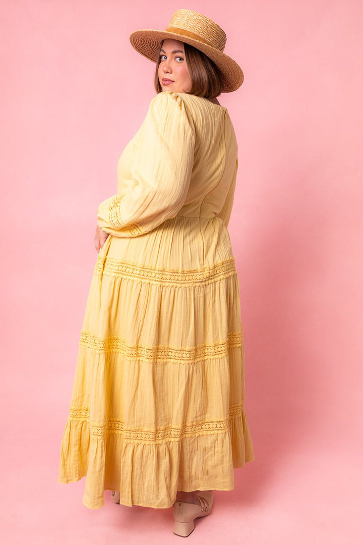 Joella Dress in Yellow-Adult