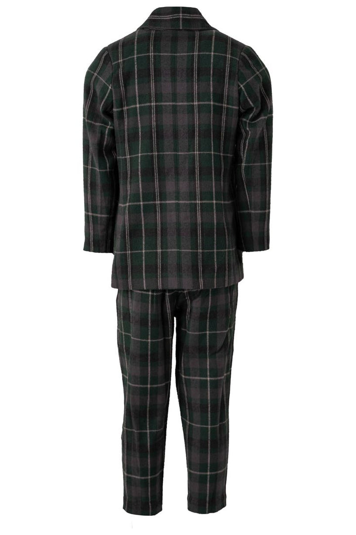 Mini Kennedy Power Suit in Green Plaid - FINAL SALE-Mini