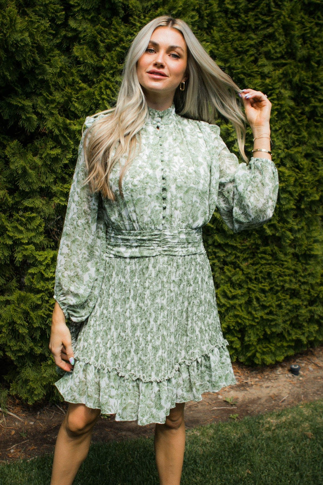 Brynley Dress in Green - FINAL SALE-Adult