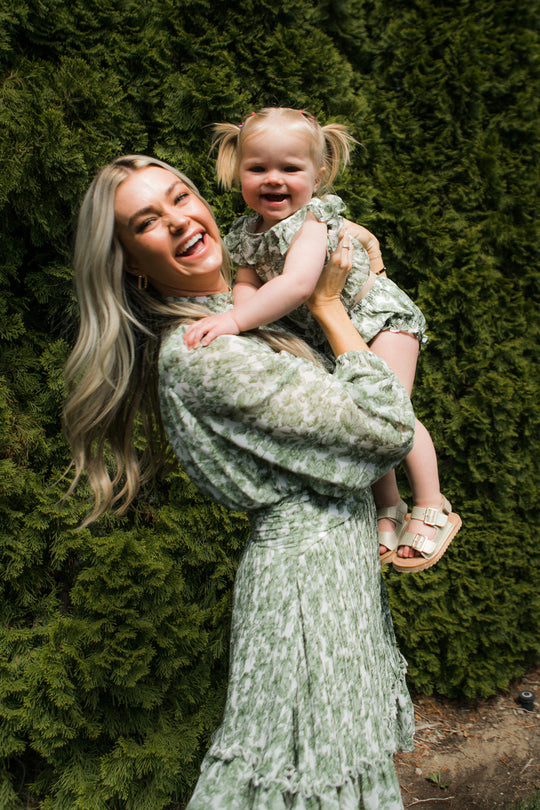 Baby Brynley Bloomer Set in Green