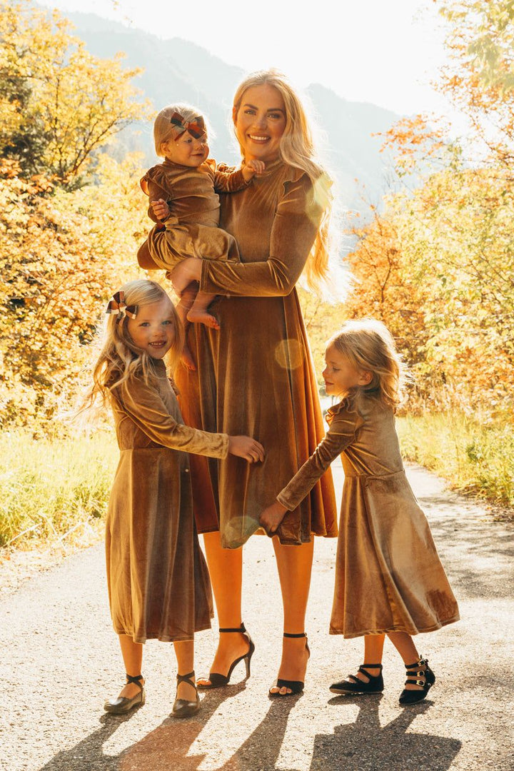 La La Lady Dress In Gold - FINAL SALE