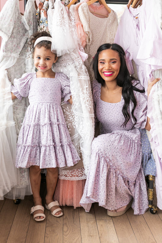 Madeline Dress in Purple