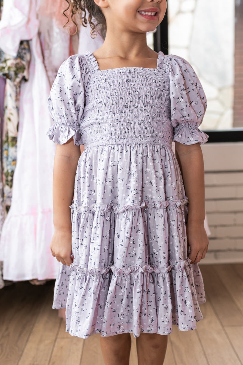 Mini Madeline Dress in Purple