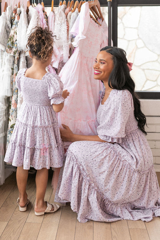 Madeline Dress in Purple