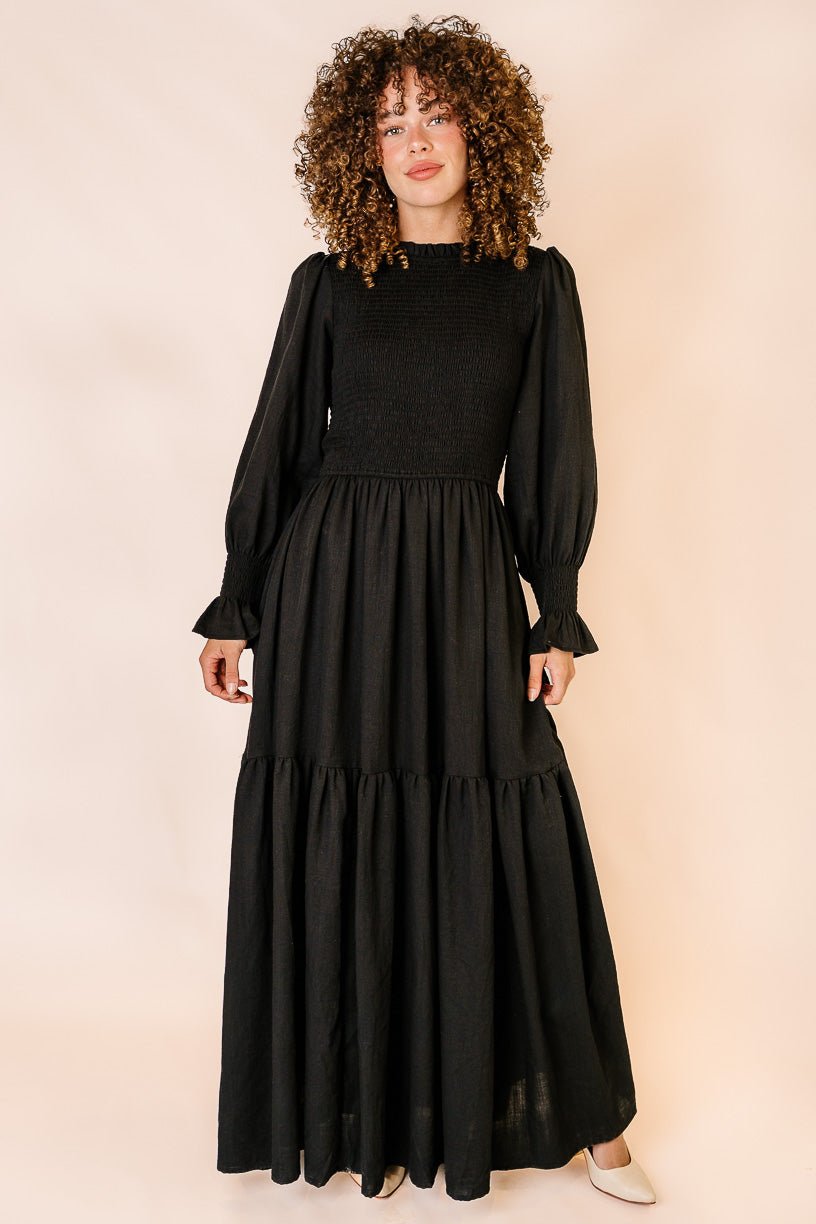 Leena Dress in Black - FINAL SALE – Ivy City Co
