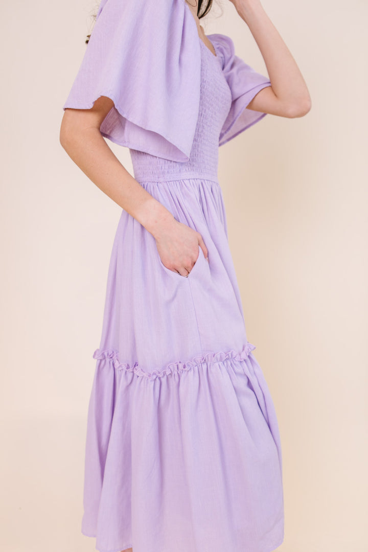 Lennon Dress in Lavender - FINAL SALE