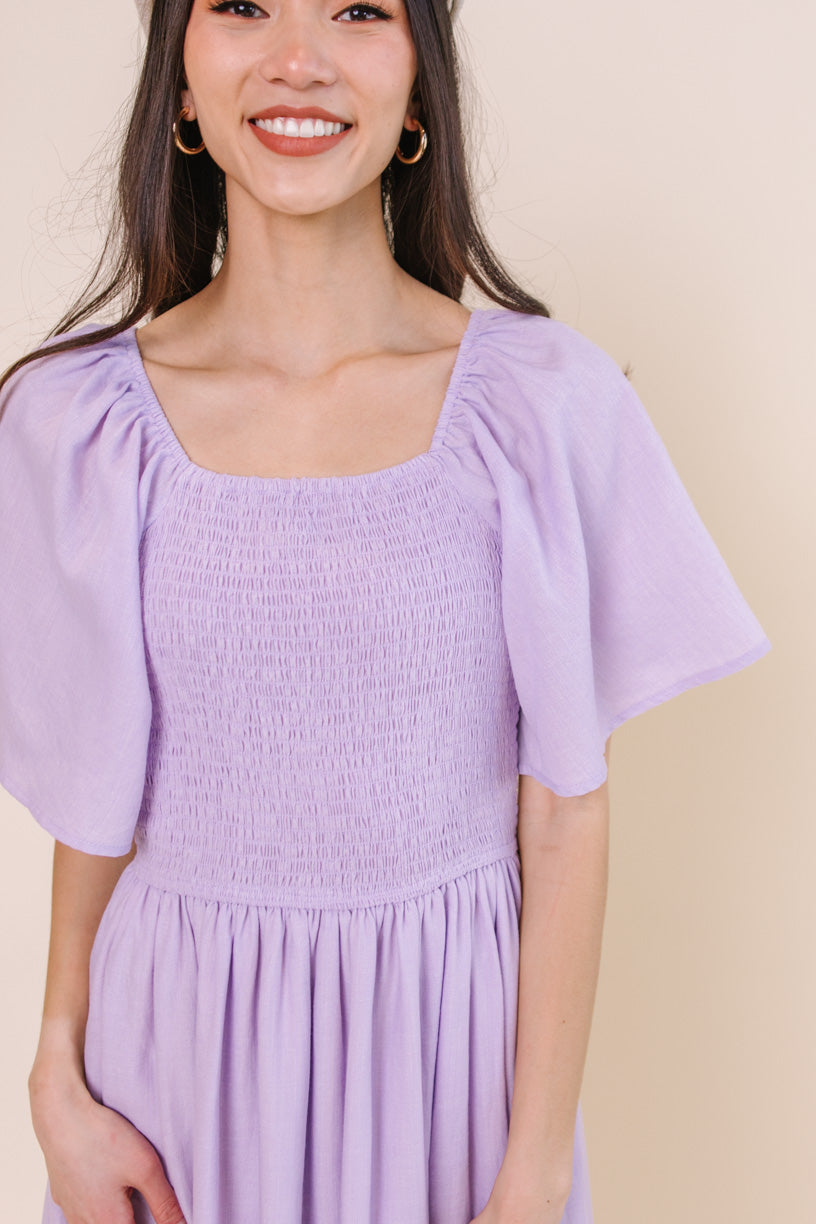 Lennon Dress in Lavender - FINAL SALE