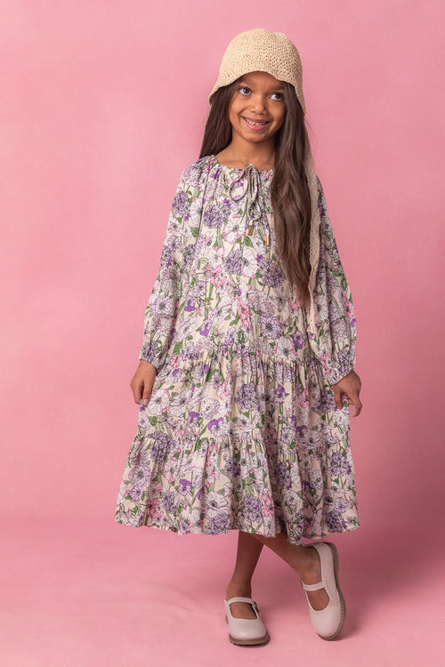 Mini Imogen Dress in Floral Bloom - FINAL SALE - FINAL SALE
