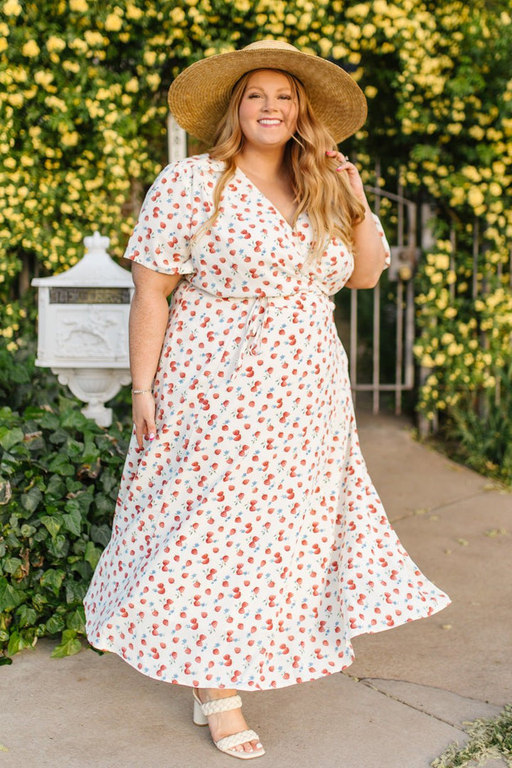 Lucy Dress in Strawberry Fields-Adult
