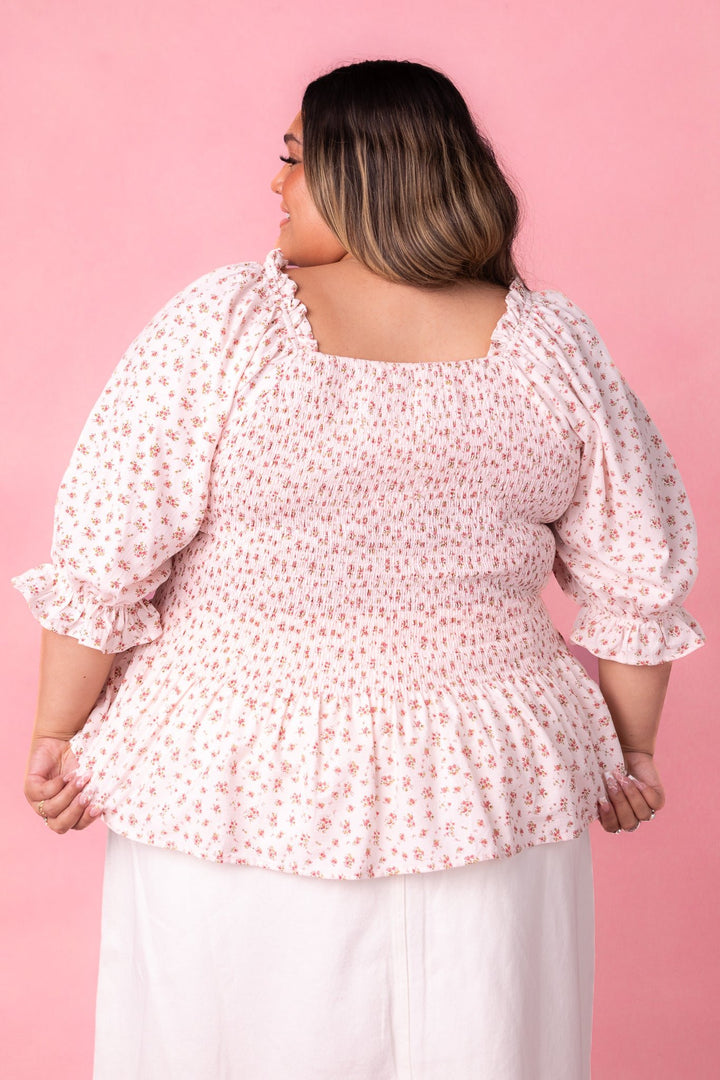 Madeline Top in Pink - FINAL SALE