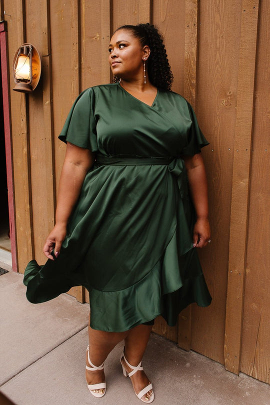 Maggie Dress in Emerald-Adult