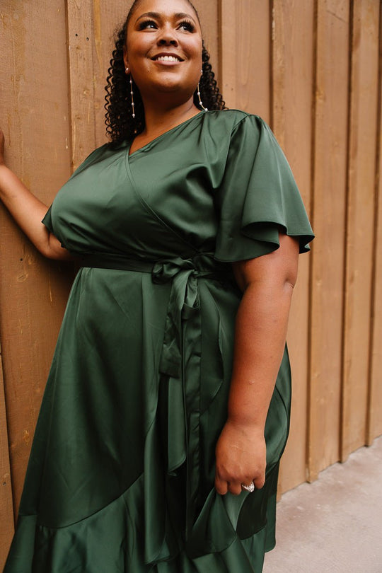 Maggie Dress in Emerald-Adult