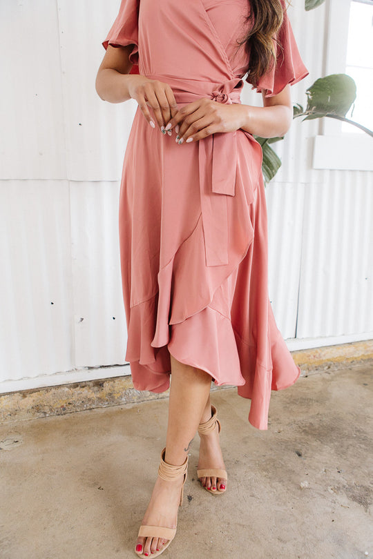 Maggie Dress in Desert Rose