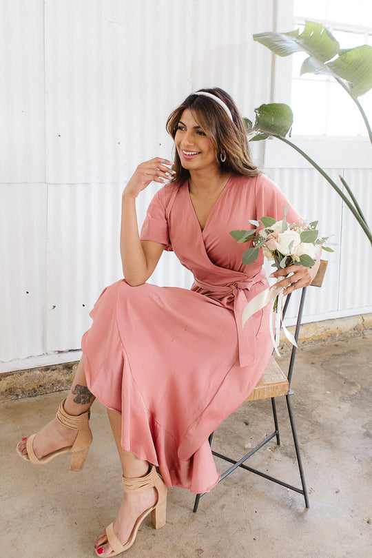 Maggie Dress in Desert Rose