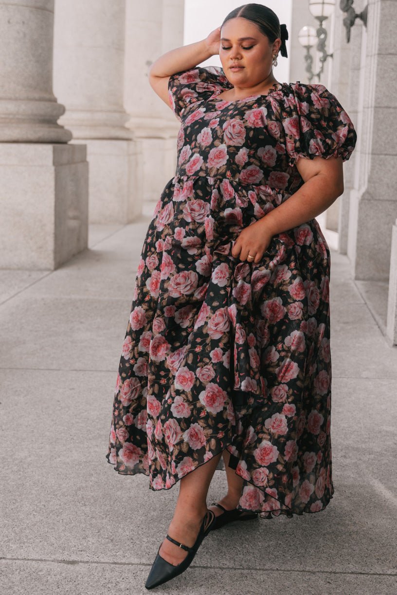 Melody Dress in Midnight Rose - FINAL SALE – Ivy City Co