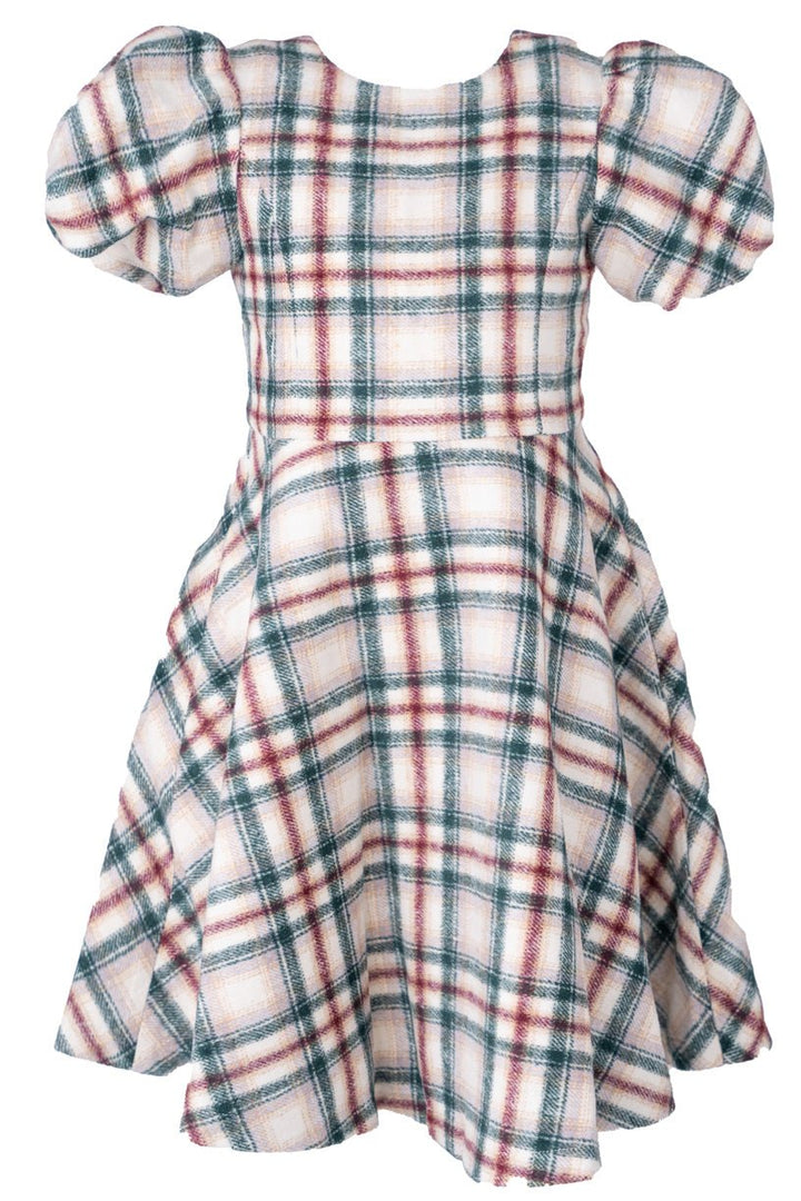 Mini Molly Plaid Flare Dress - FINAL SALE-Mini