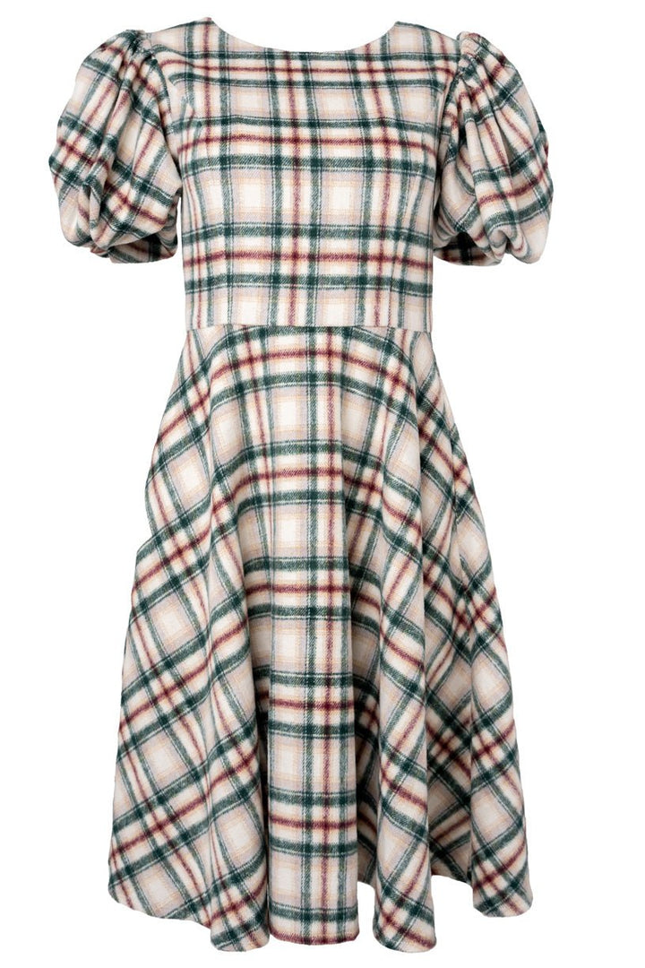 Molly Plaid Flare Dress - FINAL SALE-Adult