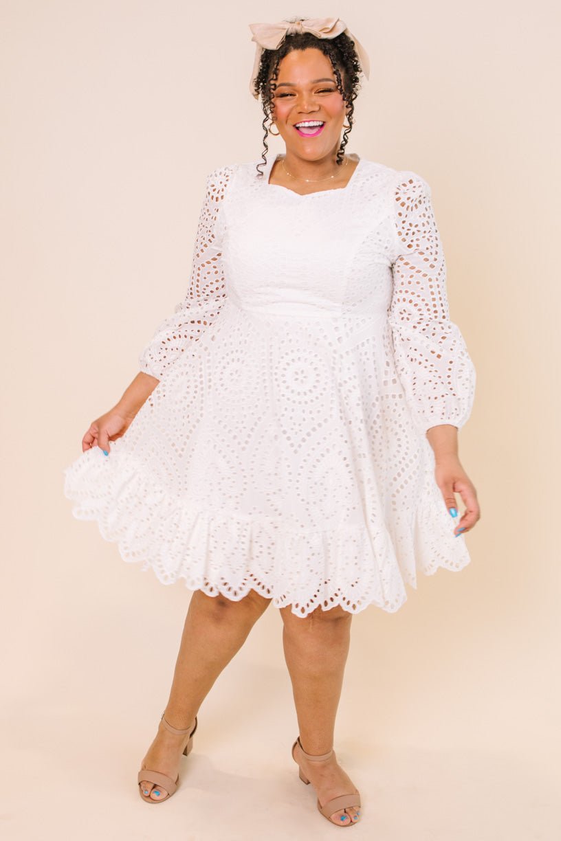 Naomi Eyelet Dress – Ivy City Co