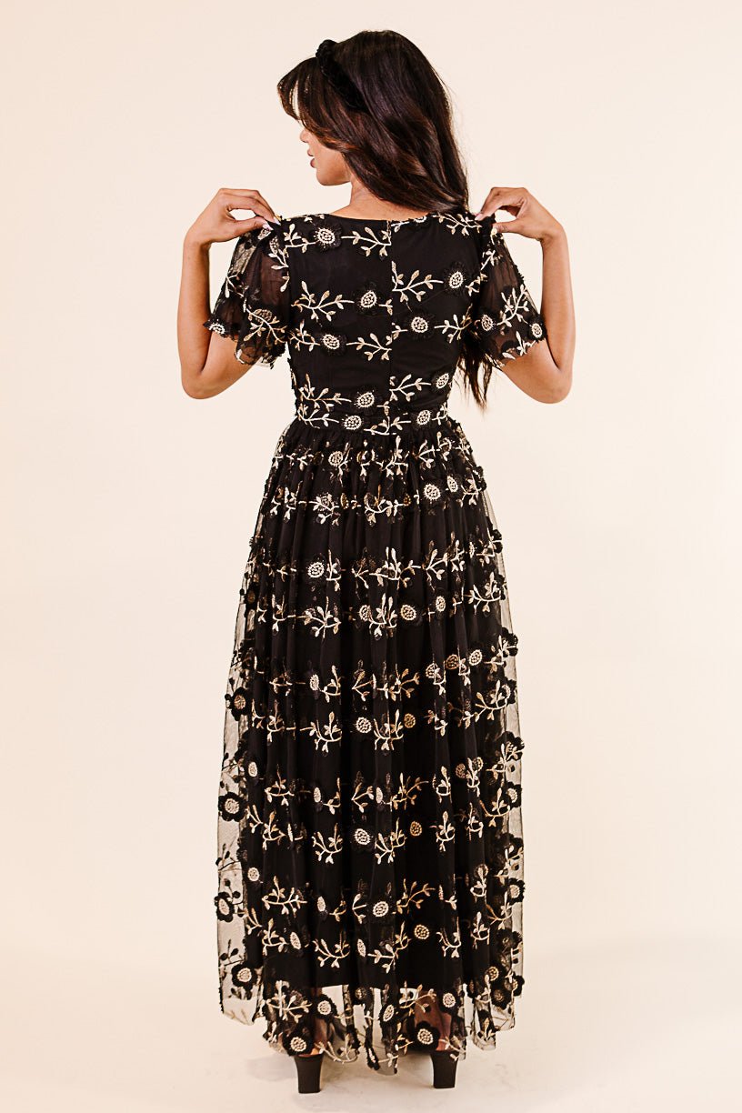 Athena Dress in Black - FINAL SALE – Ivy City Co