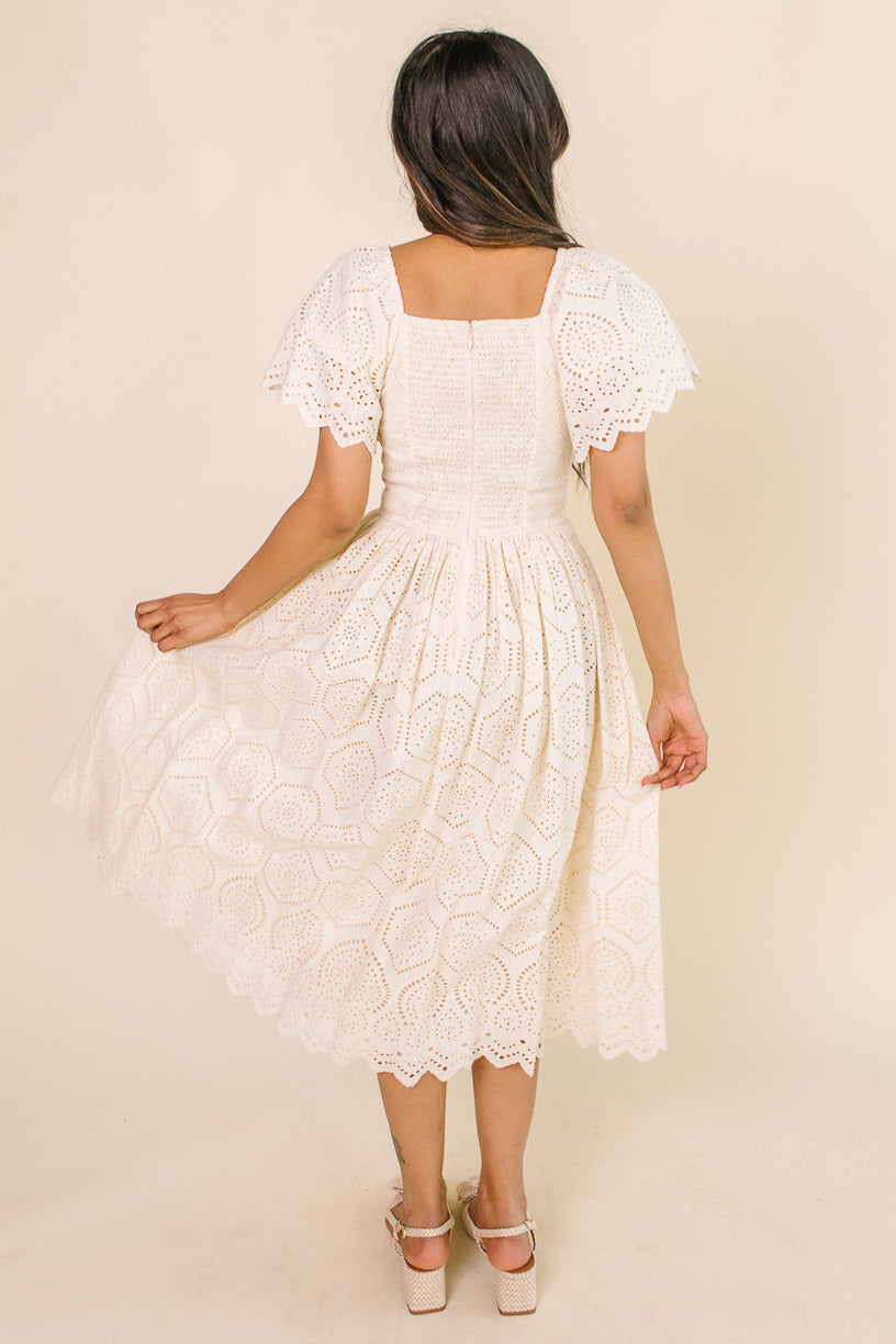 Odessa Dress in Cream - FINAL SALE